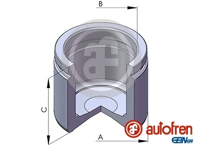 Piston, brake caliper